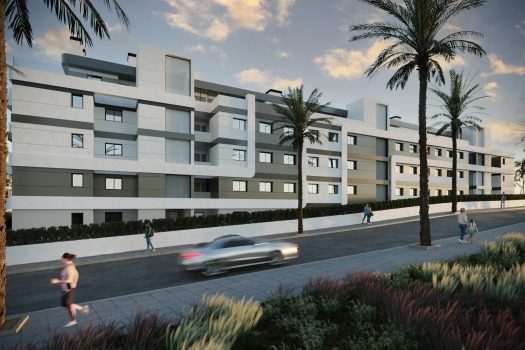 Appartementen met zeezicht en zicht op de golfbaan in Bonalba, Mutxamel