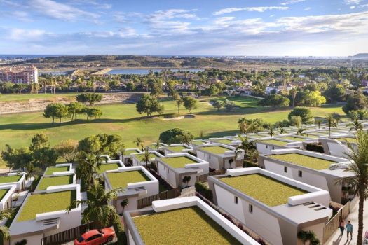 Appartementen met zeezicht en zicht op de golfbaan in Bonalba, Mutxamel
