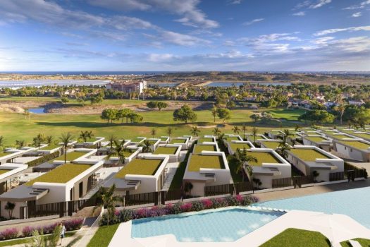 Appartementen met zeezicht en zicht op de golfbaan in Bonalba, Mutxamel