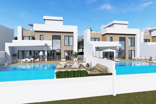 Luxe vrijstaande villa’s in Finestrat met zeezicht en infinity pool