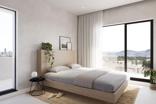 Vrijstaande villa’s met prachtig uitzicht op de zee en bergen in Finestrat