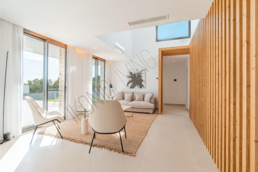 Turnkey villa’s in Finestrat met uitzicht op de skyline van Benidorm