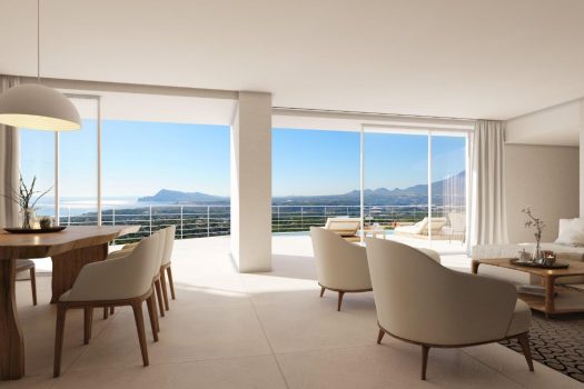 Luxe villa met zeezicht in Altea