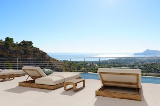 Luxe villa met zeezicht in Altea