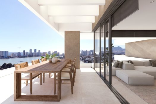 Luxe appartementen op 500 meter van het strand in Calpe