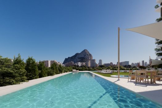 Luxe appartementen op 500 meter van het strand in Calpe