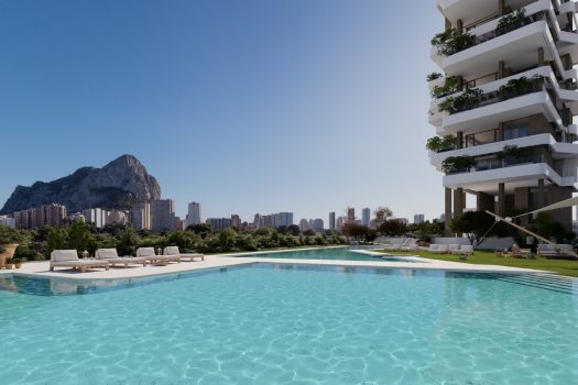 Luxe appartementen op 500 meter van het strand in Calpe