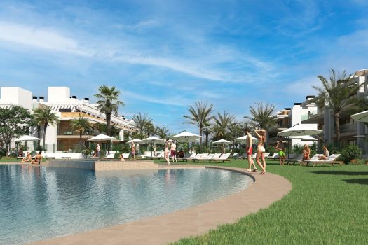 Ruime en lichte appartementen naast de golf in Torre del Rame, Los Alcázares