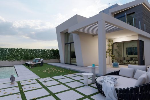 Vrijstaande villa’s met prachtig uitzicht op zee en de bergen in Finestrat