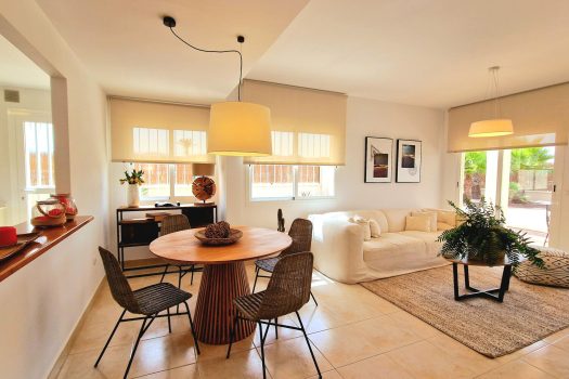 Ruime vrijstaande villa’s verdeeld over twee verdiepingen in Lorca, Murcia