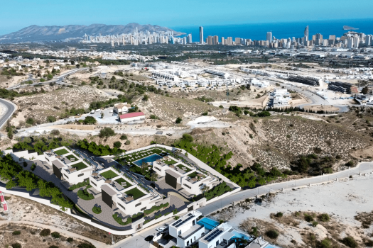 Exclusieve appartementen met uitzicht op zee en de bergen in Finestrat