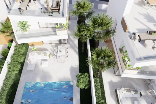 Vrijstaande villa’s aan de golfbaan in Pilar de la Horadada