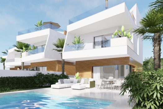Vrijstaande villa’s aan de golfbaan in Pilar de la Horadada