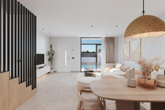 Geschakelde woningen in San Pedro del Pinatar met privé zwembad