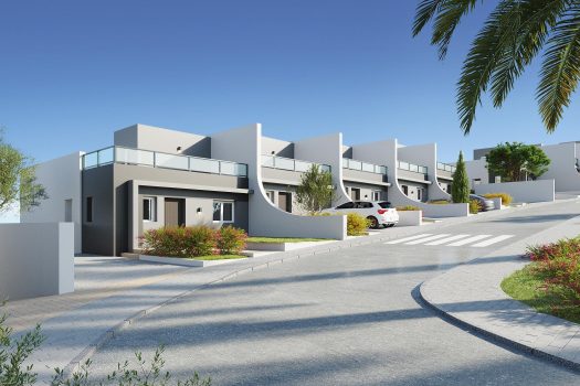 Geschakelde herenhuizen in Balcón de Finestrat met prachtig uitzicht
