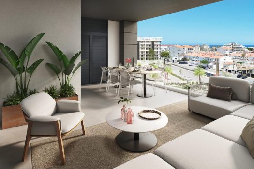 Appartementen met zeezicht op loopafstand van het strand in La Mata