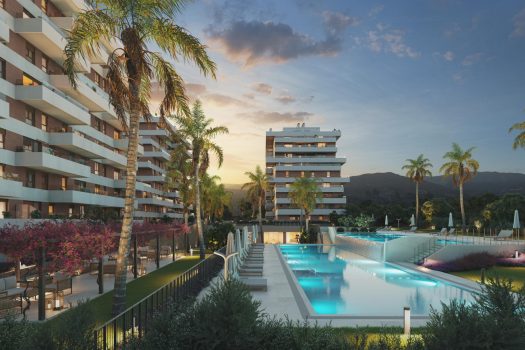 Appartementen op 200 meter van het strand in Villajoyosa, Alicante