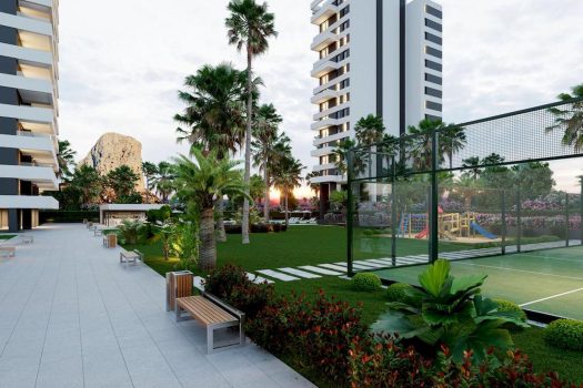 Appartementen met prachtig uitzicht in Calpe op 350 m van de zee