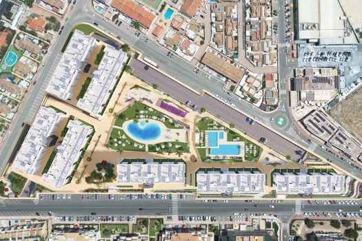 Appartementen met zeezicht op loopafstand van het strand in La Mata