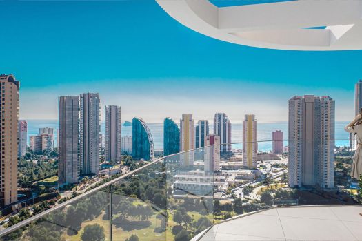 Moderne appartementen met grote terrassen in Playa de Poniente, Benidorm