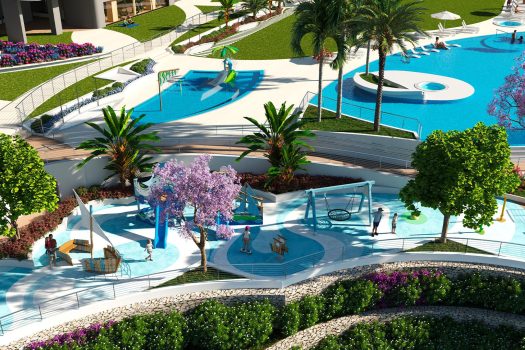 Luxe appartementen in Benidorm met zeezicht op alle verdiepingen en 50 meter van het strand