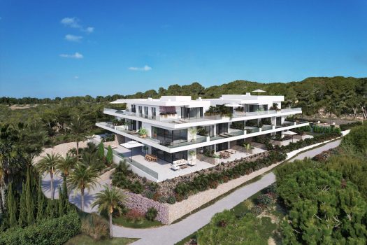 Luxe appartementen op de eerste lijn aan de golfbaan in Orihuela