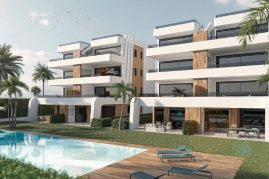 Moderne appartementen met grote terrassen in Condado de Alhama