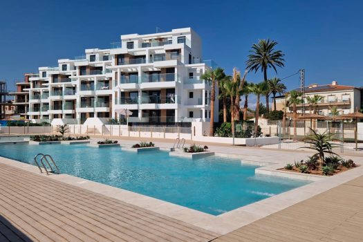 Appartementen in Denia aan het strand