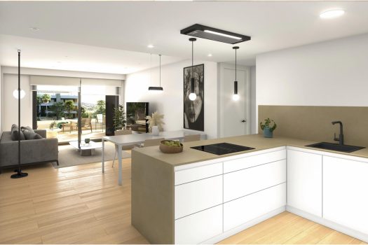 Appartementen omgeven door de bergen in Monforte del cid, Alicante