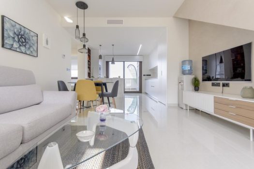 Appartementen in Torrevieja met uitzicht op het roze meer