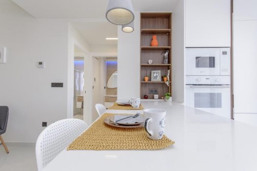 Appartementen in Torrevieja met uitzicht op het roze meer