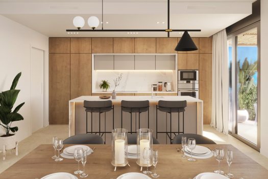 Prachtige villa’s tussen de zee en de bergen in Polop