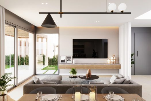 Prachtige villa’s tussen de zee en de bergen in Polop