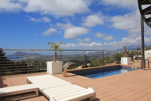 Luxe villa met zeezicht in Altea