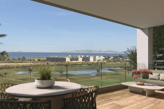 Ruime en lichte appartementen naast de golf in Torre del Rame, Los Alcázares