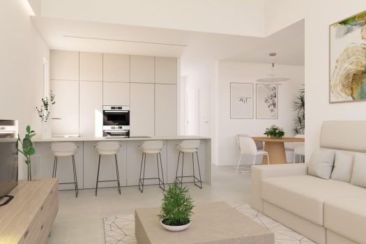 Vrijstaande villa’s met prachtig uitzicht op zee en de bergen in Finestrat