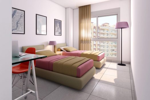 Appartementen tussen twee zeeën in La Manga del Mar Menor