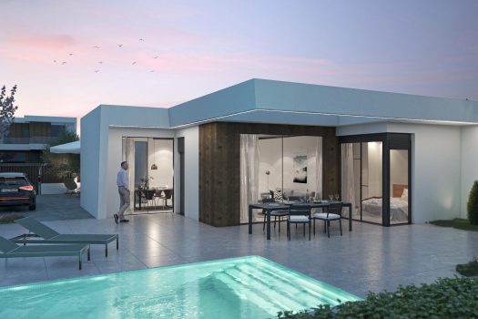 Exclusieve vrijstaande villa’s in Altaona Golf, Murcia