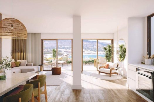 Appartementen met grote terrassen en uitzicht op zee in El Albir