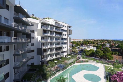 Appartement met uitzicht op zee in Orihuela Costa