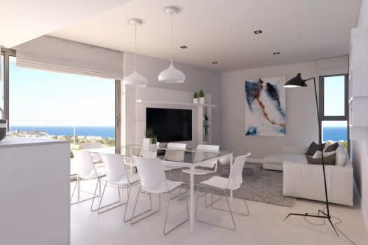 Appartement met uitzicht op zee in Orihuela Costa