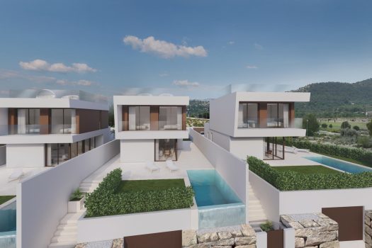 Vrijstaande villa’s met uitzicht op zee en de bergen in Balcon de Finestrat