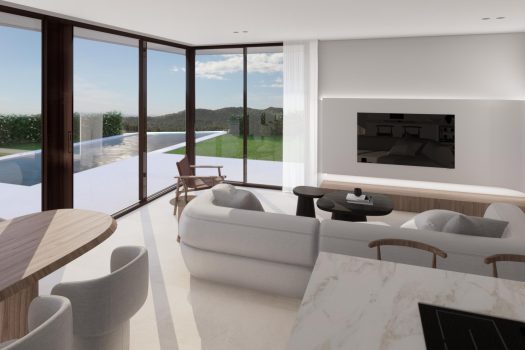 Vrijstaande villa’s met uitzicht op zee en de bergen in Balcon de Finestrat