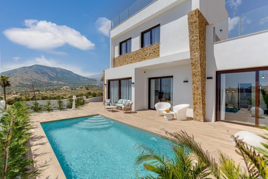 Vrijstaande villa’s met uitzicht op zee en de bergen in Balcon de Finestrat