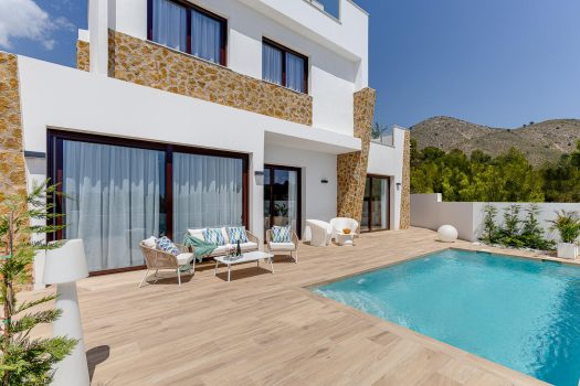 Vrijstaande villa’s met uitzicht op zee en de bergen in Balcon de Finestrat