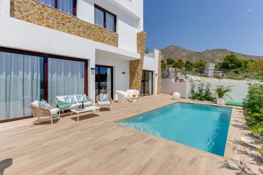 Vrijstaande villa’s met uitzicht op zee en de bergen in Balcon de Finestrat