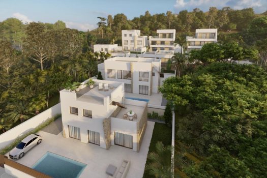 Vrijstaande villa’s met uitzicht op zee en de bergen in Balcon de Finestrat
