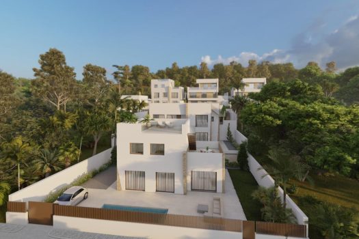 Vrijstaande villa’s met uitzicht op zee en de bergen in Balcon de Finestrat