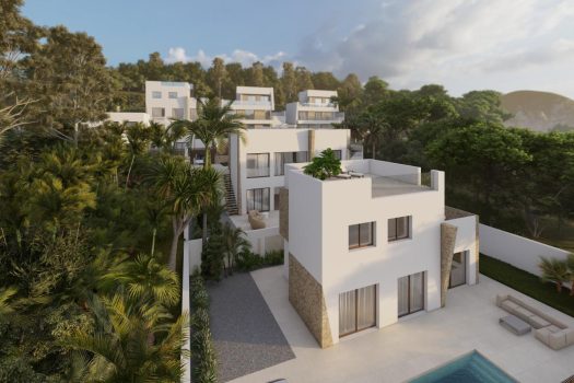 Vrijstaande villa’s met uitzicht op zee en de bergen in Balcon de Finestrat