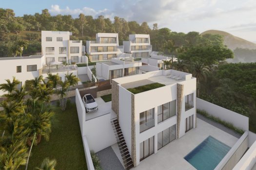 Vrijstaande villa’s met uitzicht op zee en de bergen in Balcon de Finestrat